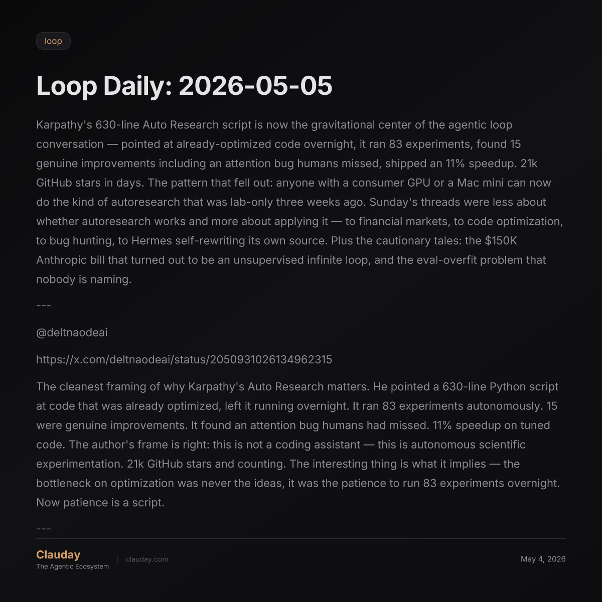 Loop Daily: 2026-05-05 — Clauday